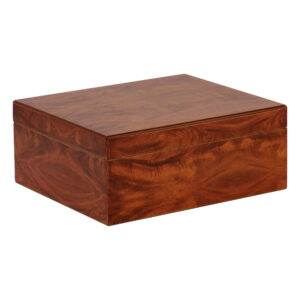 Humidor Supreme Burl Humidor 40 Cigar Capacity w/ 2 - Xikar-Boveda 84% Seasoning Packs