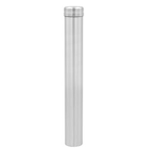 Cigar Tube in Stainless Steel for 60 Ring Gauge Cigars