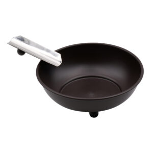Single Round Cigar Ashtray in Brown