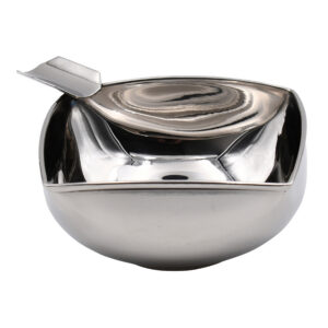 Single Square Cigar Ashtray in Stainless