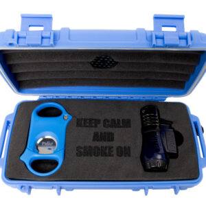 5 ct Cigar Caddy Gift set w/ Palio Vesuvio & Palio Original Cutter