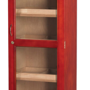 Humidor Supreme Display Humidor Tower 3000 Cigar Capacity in Cherry w/ HYDRA