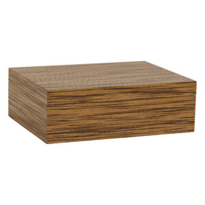Humidor Supreme Altesse Zebrawood Veneer Humidor 40-75 Cigar Capacity w/ 3 - Xikar-Boveda 84% Seasoning Packs