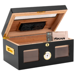 Humidor Supreme Versailles Humidor 100 Cigar Capacity w/ 5 - Xikar-Boveda 84% Seasoning Packs
