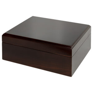 Humidor Supreme Capri Mahogany Humidor 30-55 Cigar Capacity w/ 2 - Xikar-Boveda 84% Seasoning Packs