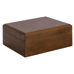 Humidor Supreme Rawhide Humidor w/ Crackel Finish 25-50 Cigar Capacity w/ 1 - Xikar-Boveda 84% Seasoning Pack
