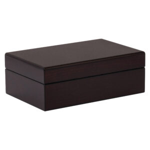 Humidor Supreme Traveler 10 Mahogany Humidor 10 Cigar Capacity w/ 1 Xikar-Boveda 84% Seasoning Pack
