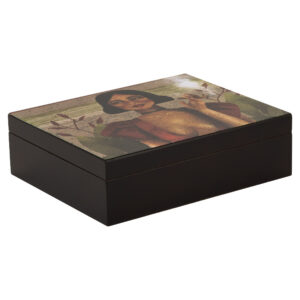 Havana Beauties Fascination 20 Count Mahogany Cigar Travel Humidor