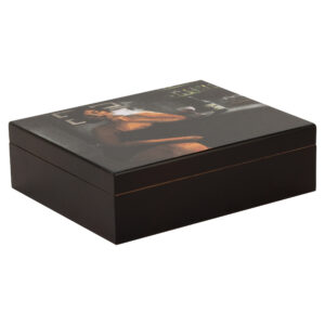 Havana Beauties Fiction 20 Count Mahogany Cigar Travel Humidor