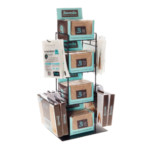 Boveda Countertop Display Free with min Purchase of 4 boxes of 60 gram packs