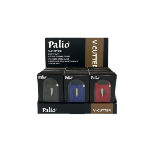 Palió V-Cut Cigar Cutter 12 Count Display in Assorted Colors