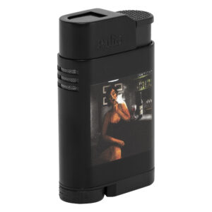 Havana Beauties Fiction Palió Ballista Black Tabletop Lighter