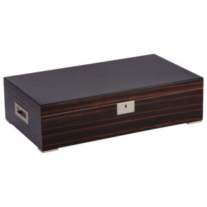 Humidor Supreme Valentino in High Lacquer Finish 85-150 Cigar Capacityw/ 5 - Xikar-Boveda Seasoning Packs 84% 60gm