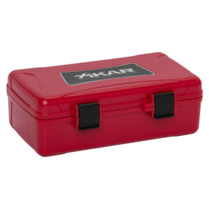 Xikar Red 10 Cigar Capacity Travel Humidor
