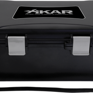 Xikar Black 15 Cigar Capacity Travel Humidor - No Label