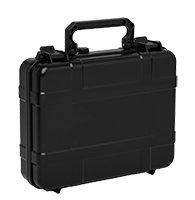 Xikar Black 20 Cigar Capacity Travel Humidor - No Label