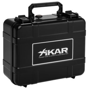 Xikar Black 40 Cigar Capacity Travel Humidor