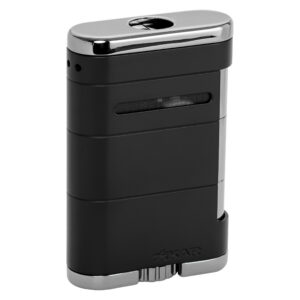 Xikar Allume Triple Tabletop Lighter in Tuxedo Black