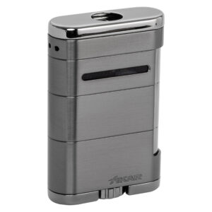 Xikar Allume Triple Tabletop Lighter in Stealth Gunmetal