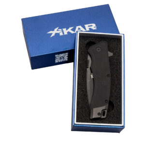 XIKAR Tactical Knife, D2 Tool Steel Blade, Micarta Handle
